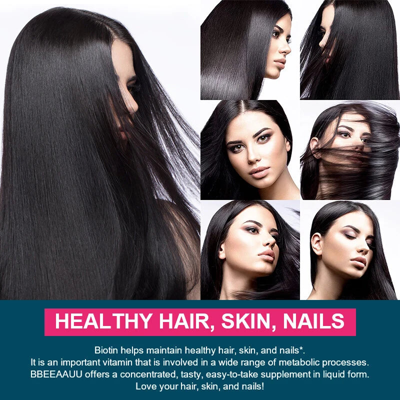 Collagen Biotin Capsules for Extra Strength Boost Hair, Skin and Nails Improve Skin Texture Hair Growth Follicle Repair