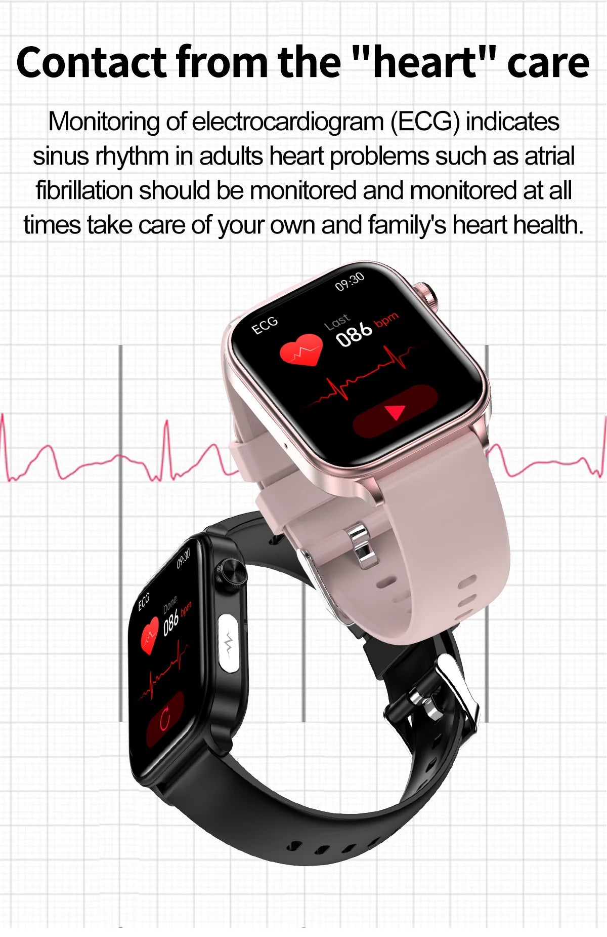 2025 New For XIAOM1 ECG+PPG Blood Fat Uric Acid Health Smartwatch Men Women Heart Rate Blood Pressure Bluetooth Call Smart Watch