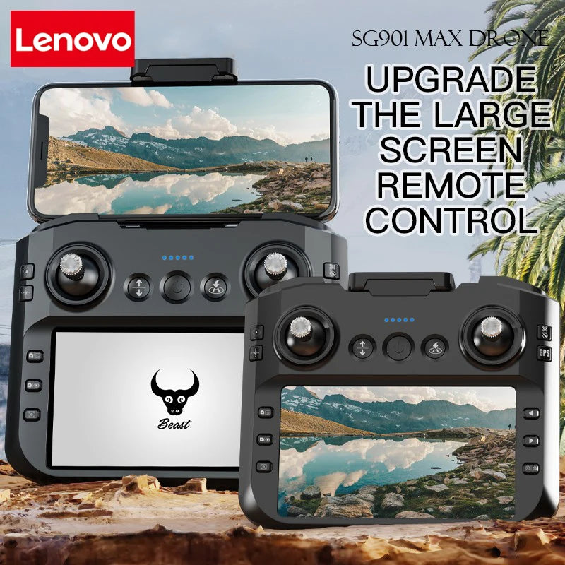 Lenovo SG901 MAX GPS Drone Professional 8K Aerial HD Avoiding Obstacle with Larger Screen Remote Control Folding Brushless Drone