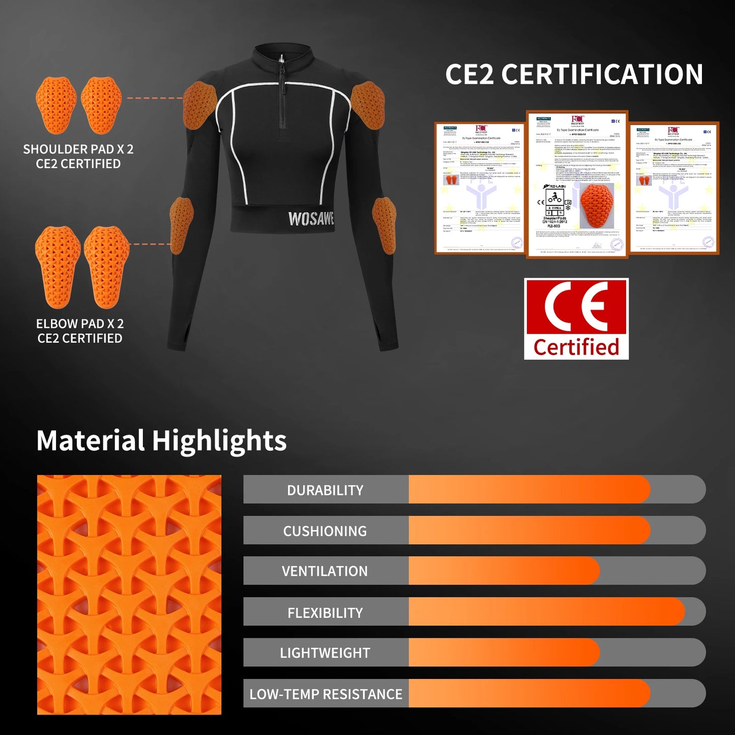 WOSAWE Women Motorcycle Jacket Summer Motorcycle Pants CE Approved Full Body Armor Protection Moto Racing Clothing