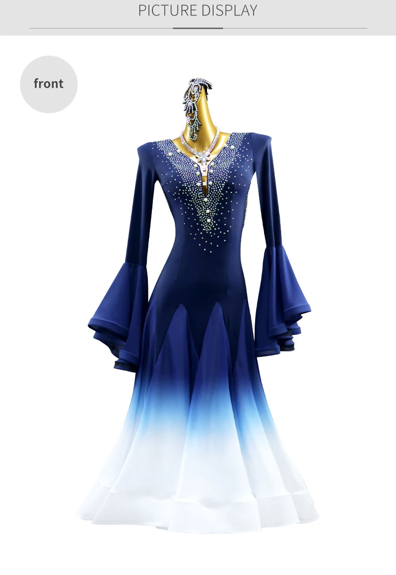 2026 Girls Prom Dancewear New Modern Dance Dress Waltz Competition Costume Wedding Party Suit Valsa Women Ballroom Stage Clothes