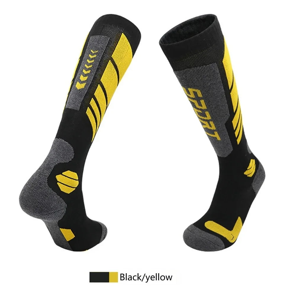 Adult Thermal Winter Ski Socks Men Women Warm Outdoor Cycling Snowboarding Sports Thermosocks Camping Hiking Stockings