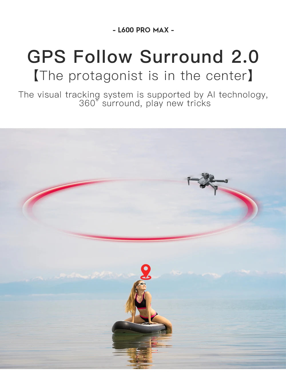 L600 PRO MAX / PRO GPS Drone Professional 4K HD Dual Camera 3-Axis PTZ Brushless Obstacle Avoidance 5G WIFI RC Quadcopter Toys
