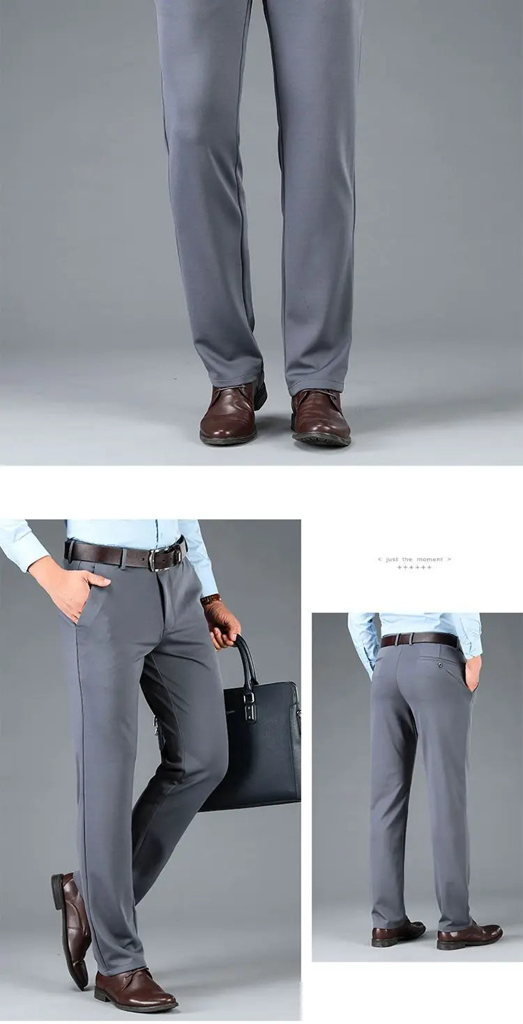 10XL Oversize Men Business Pants Winter Men's Trousers Man Casual Formal Tailoring Clothes Social Suit Clothing Slacks PantsMens
