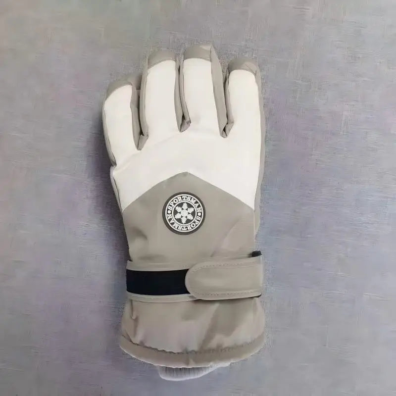Winter ski gloves for men and women waterproof windproof warmth thickened anti-slip touch screen riding driving gloves