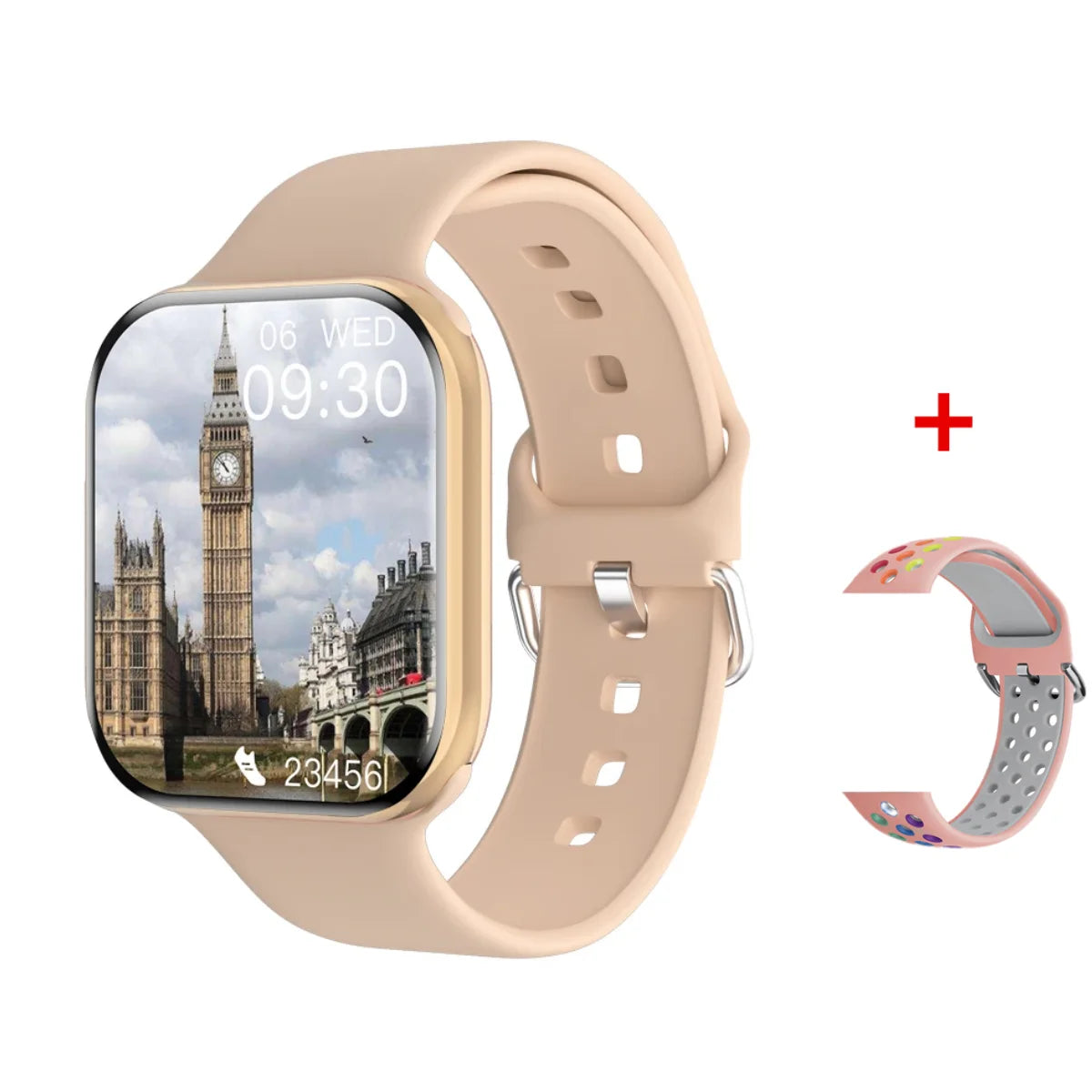 New Watch 10 Smart Watch Men Body Temperature BT Call NFC Always on Display GPS Sport Watches Women Smartwatch For Apple Android