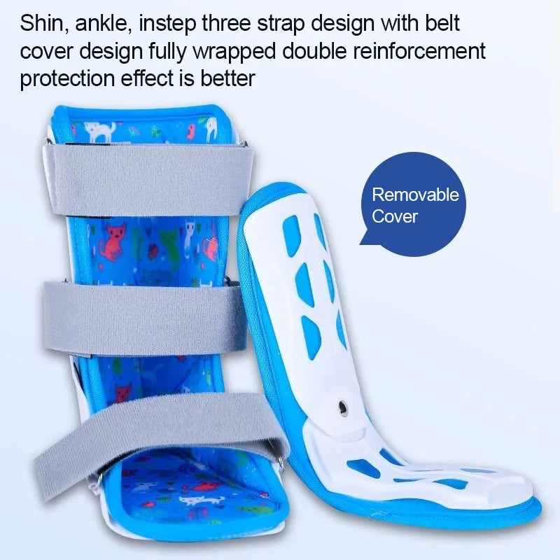 Kid Foot Drop Support Splint-Varus Valgus Orthotics Brace-Ankle Joint Fracture Fixation Brace-Ankle Sprains Recovery Band