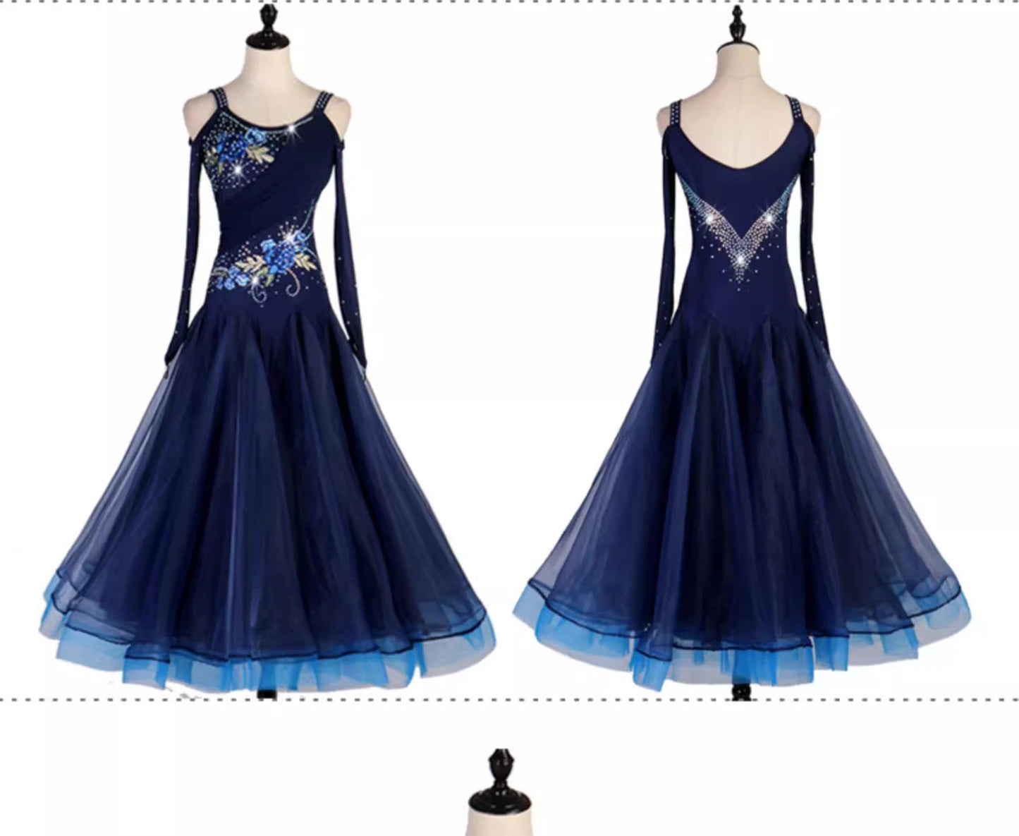 Modern Dance Competition Ballroom Dress Dancewear Womens Waltz Suit Carnival Urban Costumes Practice Wear Girls Fashion Clothing