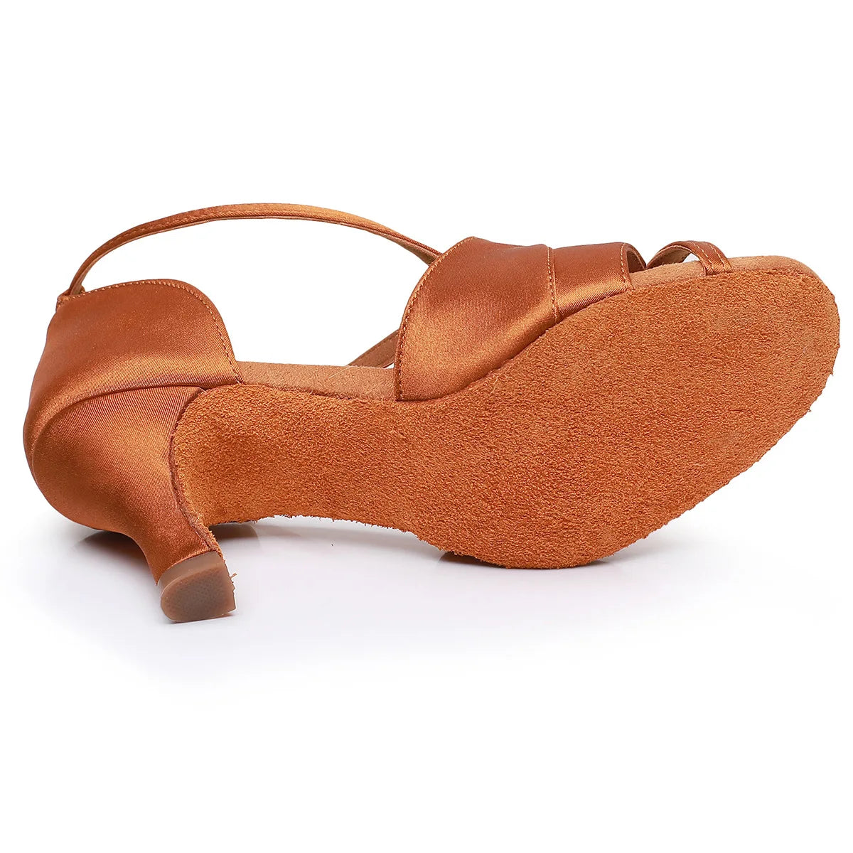 Latin Dance Shoes For Women Adults Soft Satin Breathable Sneakers Performance Shoes Cha Cha Fashion Social Dance Shoes Satin