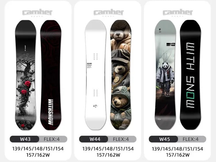 Snowboard set full set, adult, fast wear retainer, snowboard shoes all-round board