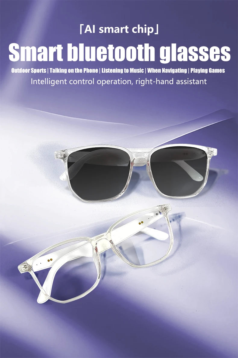GS03 Upgrade Smart Glasses With Camera Video Recording AI Photo Recognition Bluetooth Call Translation Voice Assistant Glasses