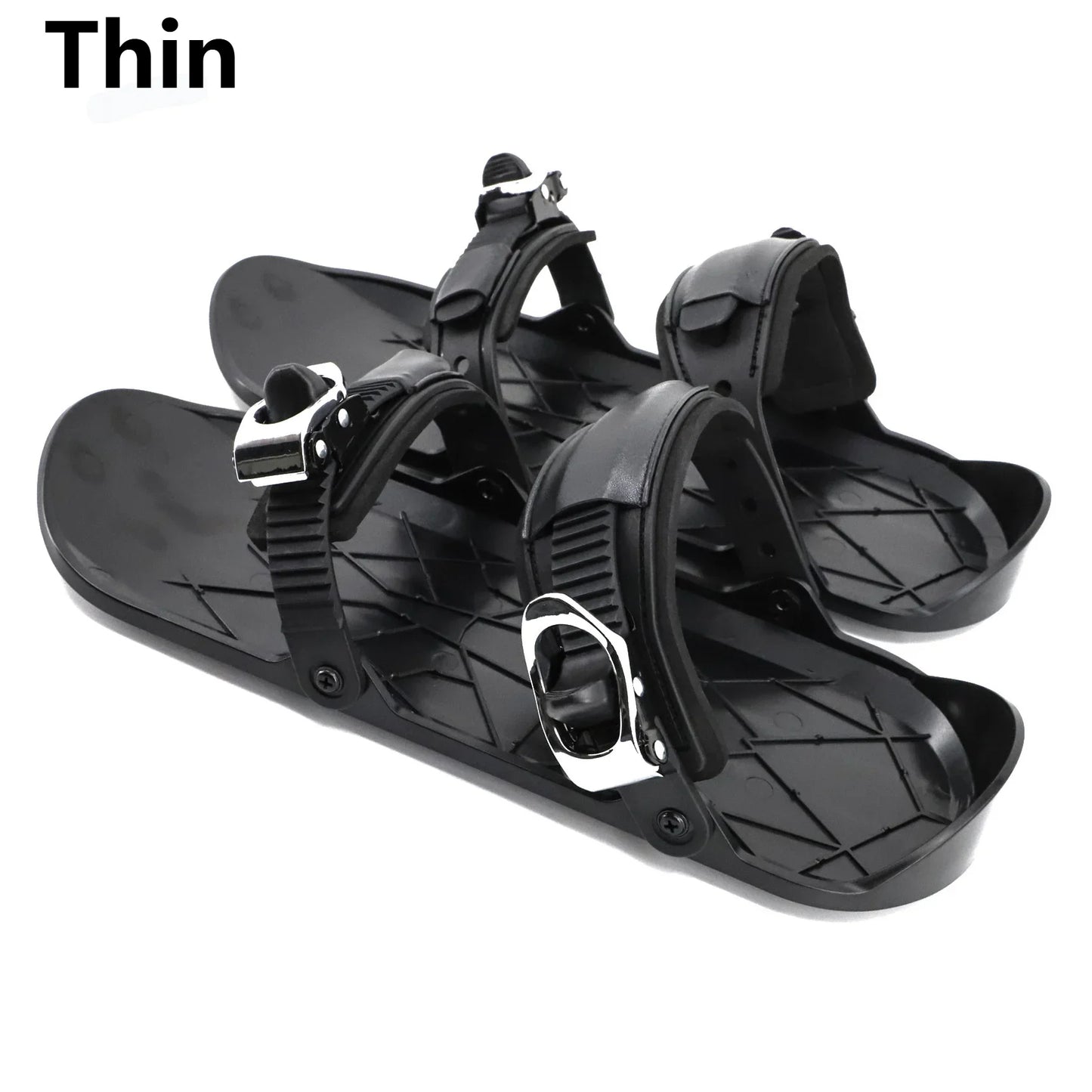 Mini Short Skis For Outdoor Snow Ski Boots Snowboards Portable Ice Skates And Snow Boots For Winter Travel