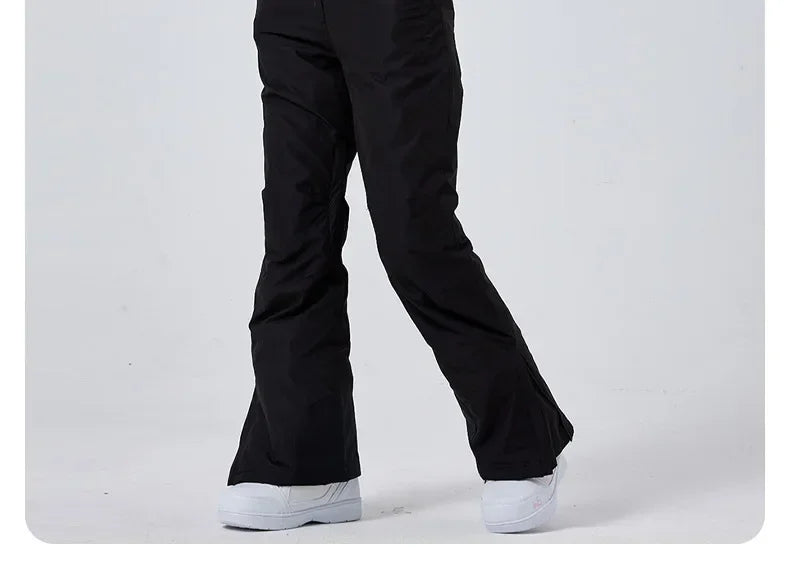 Outdoor Skiing Trousers Women Men's Ski Pants Winter Thickened Windproof Waterproof Warm 2025 Snowboarding Snow Strap Pants