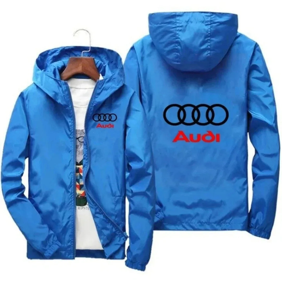 Audi motorcycle windproof and waterproof jacket, exquisitely designed, simple and fashionable, suitable for riders and casual we