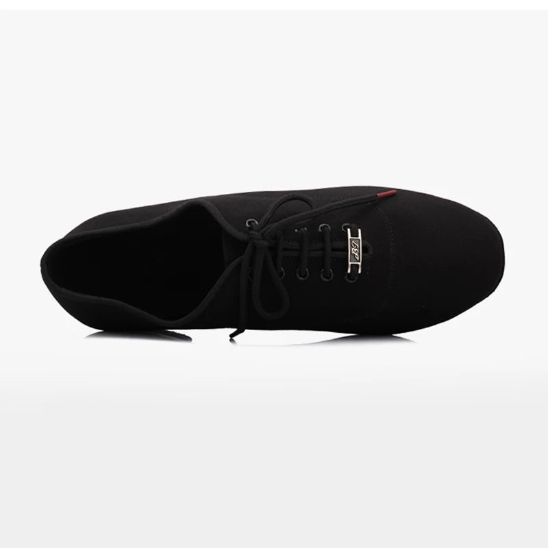 TOP Dance Shoes Latin Shoe Modern  Men Cowhide Two-point Sole Oxford Cloth Grid Pattern Authentic Sock Bag BDDANCE309 Breathable