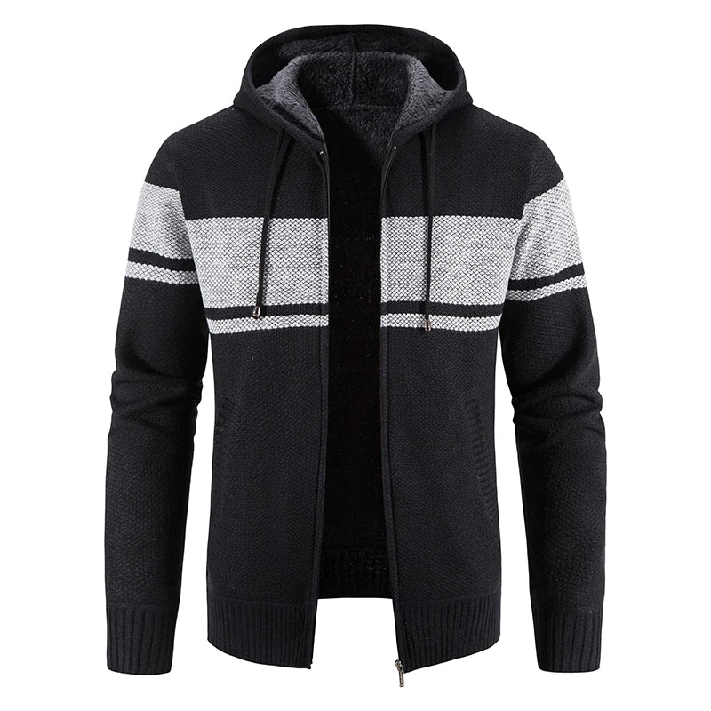 LEGIBLE 2025 Men's Sweaters Autumn Winter Wool Zipper Cardigan Sweaters Man Casual Knitwear Sweatercoat Male
