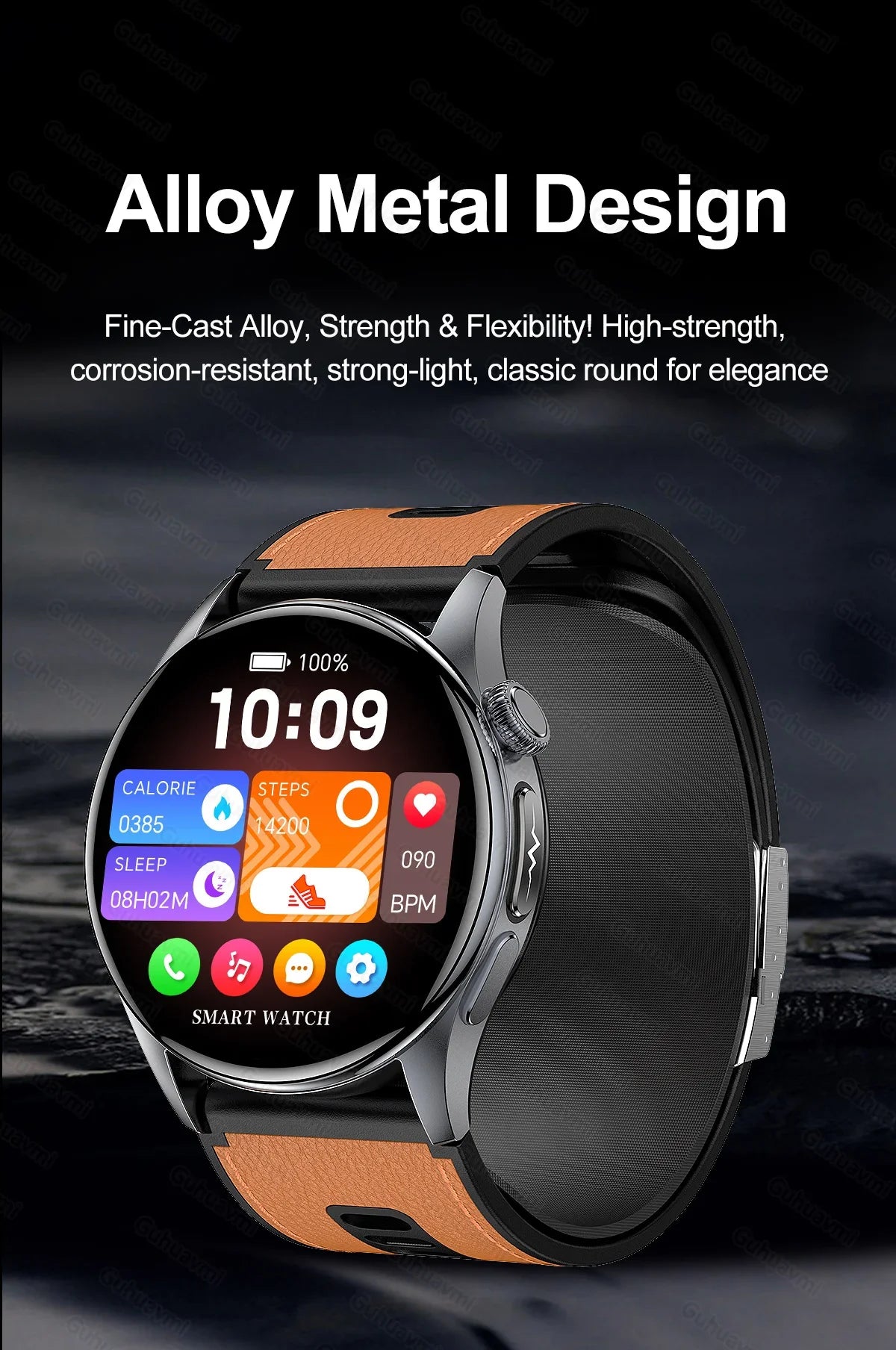 Smartwatch  AMOLED Screen Call ECG Sport Watchs Air pump Measurement BP Micro physical examination AI dial Smart Watch Men Women