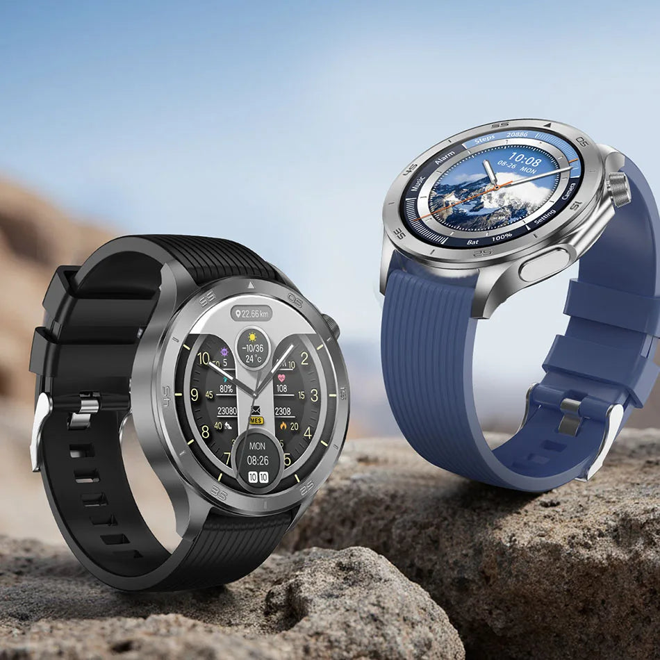 2025 New OPPO X2 Smart Watch Men's GPS Sports IP68 Waterproof Compass Heart Rate Blood Oxygen Bluetooth Call Smartwatches IOS