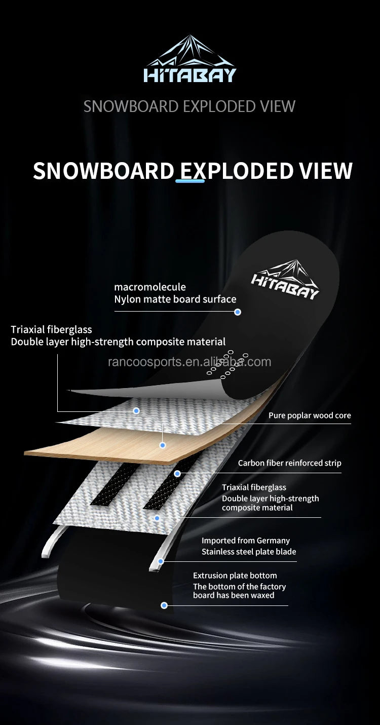 Drop shipping snow board Factory Directly Parking Snow Board Men And Women Unisex Snowboard