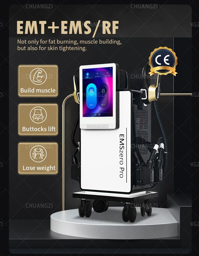 2025 New Weight Loss Nova Power 6500W 200HZ Fat Removal Body Shaping Muscle Stimulation Ems Body Shaping Machine EMSZERO