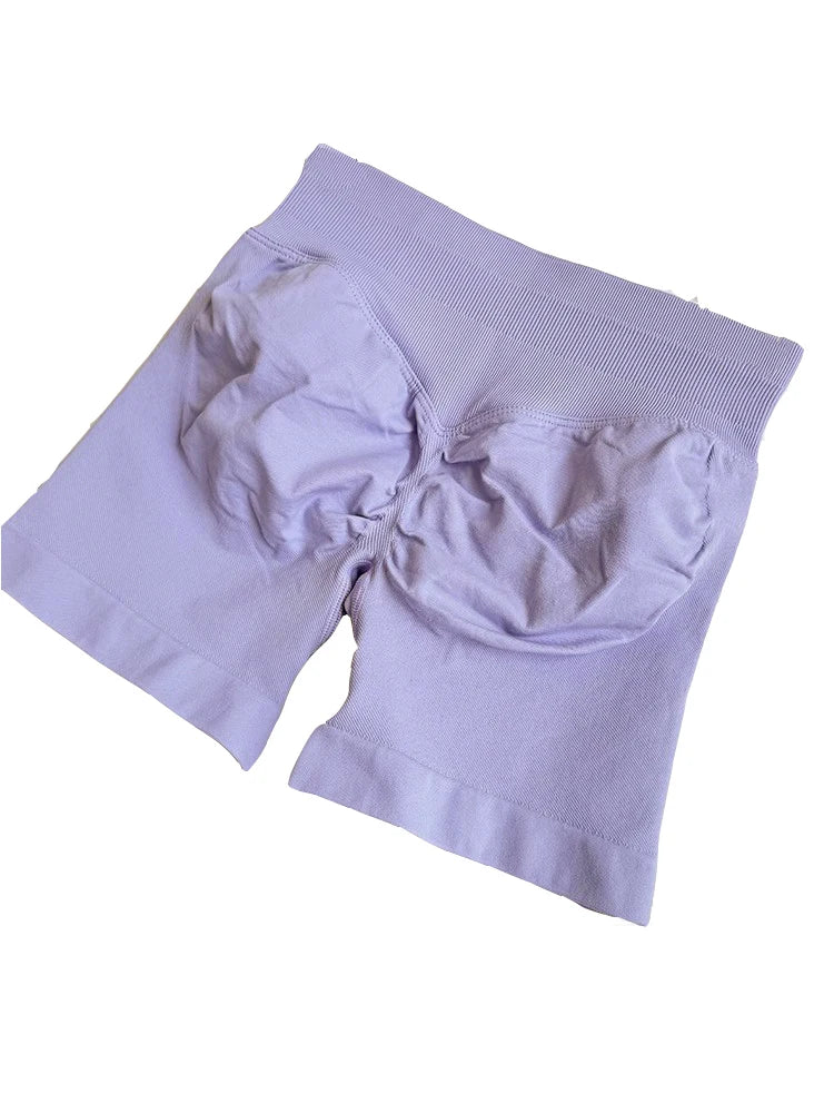 Seamless Shorts 4.5" Yoga Shorts Women Clothes Scrunch Bum Gym Shorts Booty Running Short Butt Lifting Workout Pants Fitness