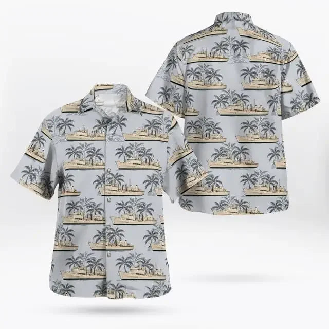 Extra-large streetwear 3d anime green short-sleeved Hawaiian shirt for men, beach summer 5xl for social men