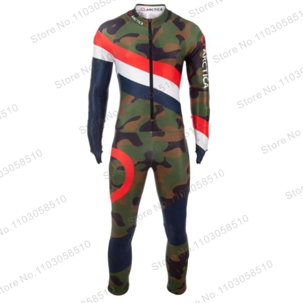 PERFORMANCE SKI RACE SUIT Winter Flange Jumpsuits MEN One Piece Ski Suits Snowboard Jumpsuit Sport Non-Padded