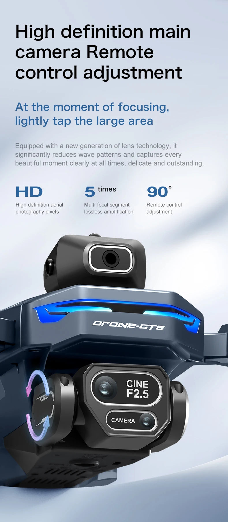 2026 New GT8 Drone GPS 8K Professional HD 360° Dual Cameras 5G WIFI Brushless Motors Obstacle Avoidance Foldable Quadcopter Toys