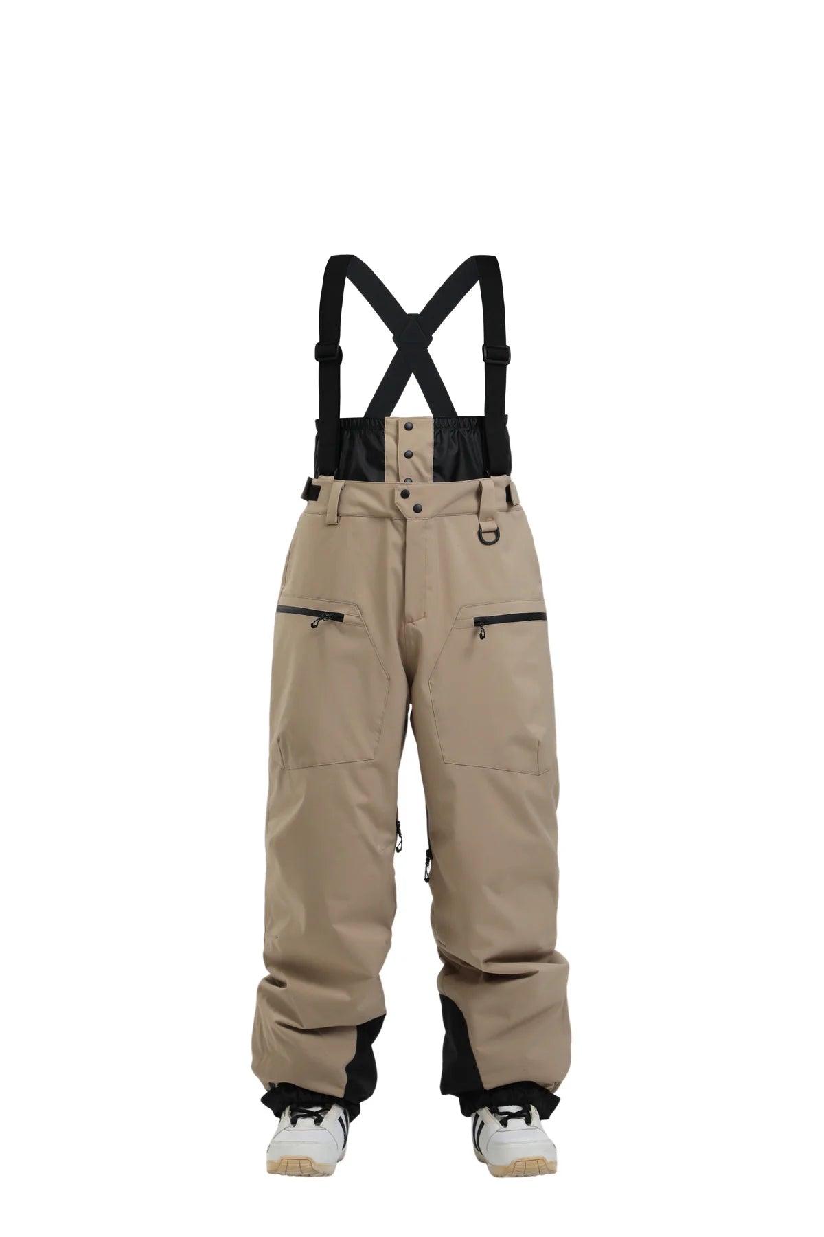 Gsou Outdoor Sport Mountain Female Ski Pants Winter Waterproof Men Women Snowboard Overalls Suspender Snowpants Warmth -40 degre