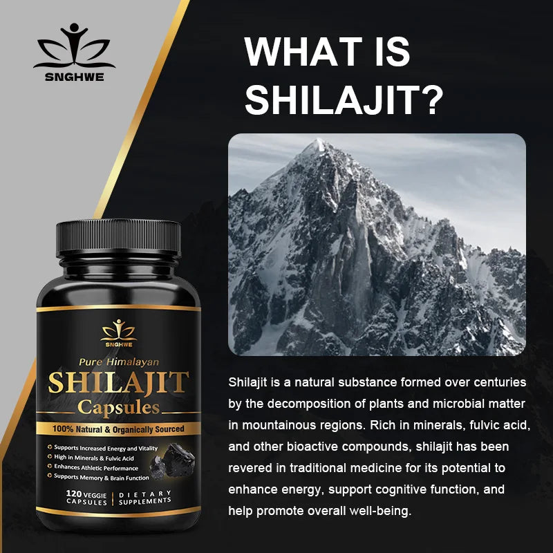 NAD+Resveratrol-Supports Cellular Energy, Brain, Healthy Aging,Shilajit for High Dosage&Potency for Energy, Strength & Immunity