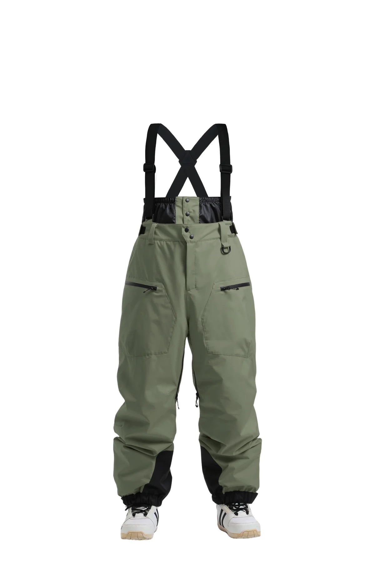 Gsou Outdoor Sport Mountain Female Ski Pants Winter Waterproof Men Women Snowboard Overalls Suspender Snowpants Warmth -40 degre