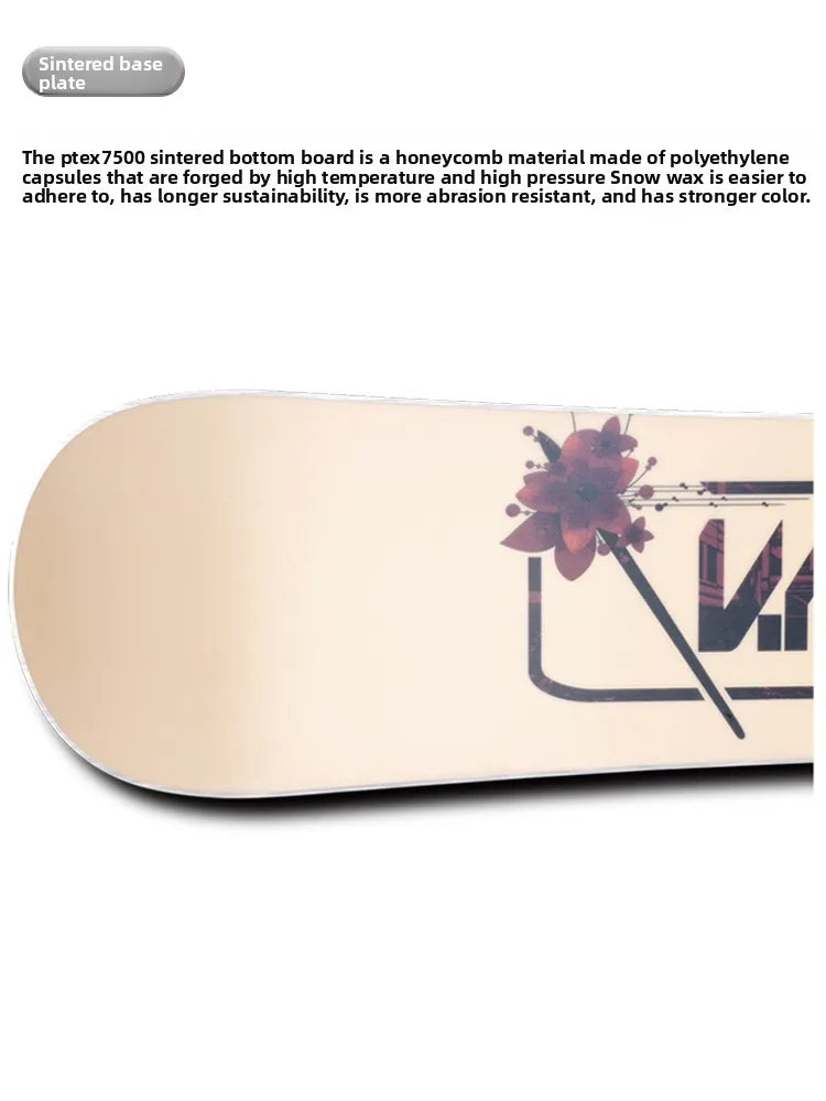Carbon fiber snowboard, multi-functional snowboard, all-terrain flat carving veneer