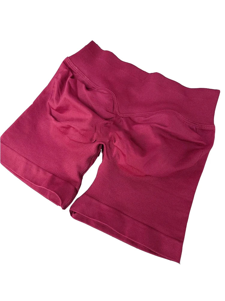 Seamless Shorts 4.5" Yoga Shorts Women Clothes Scrunch Bum Gym Shorts Booty Running Short Butt Lifting Workout Pants Fitness