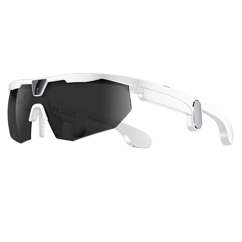 800W Pixel HD 4K Cycling Bluetooth Sports AI Smart Glasses For Photography Object Recognition Video Recording Navigation New