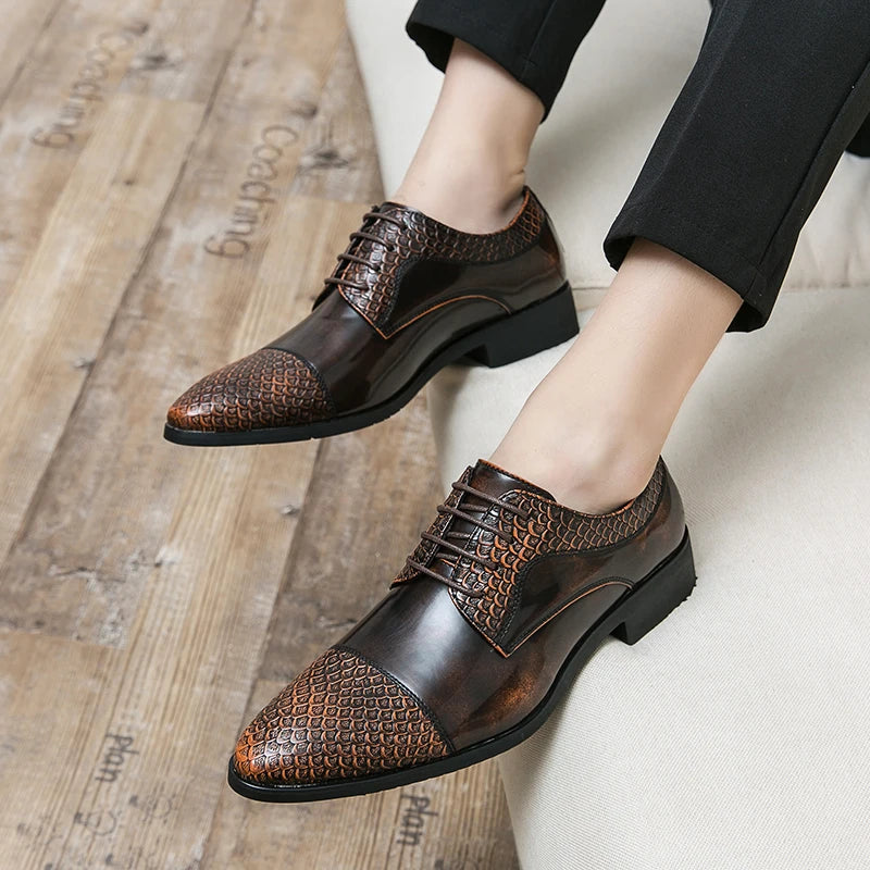 Dress Shoes Man Classic Casual Business Leather Shoes Men Formal Wedding Office Leather Shoes For Men Social Shoe Male