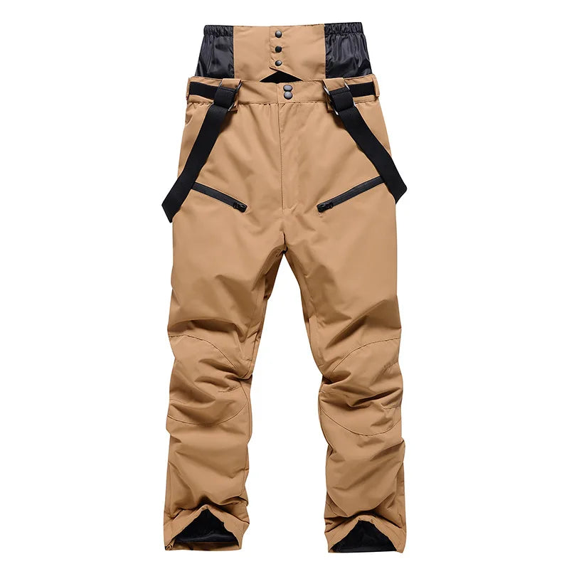 Winter Unisex Ski Pants Windproof Waterproof Snowboard Wear Outdoor Warm Snow Sports Pants Men Women Skiing Trousers