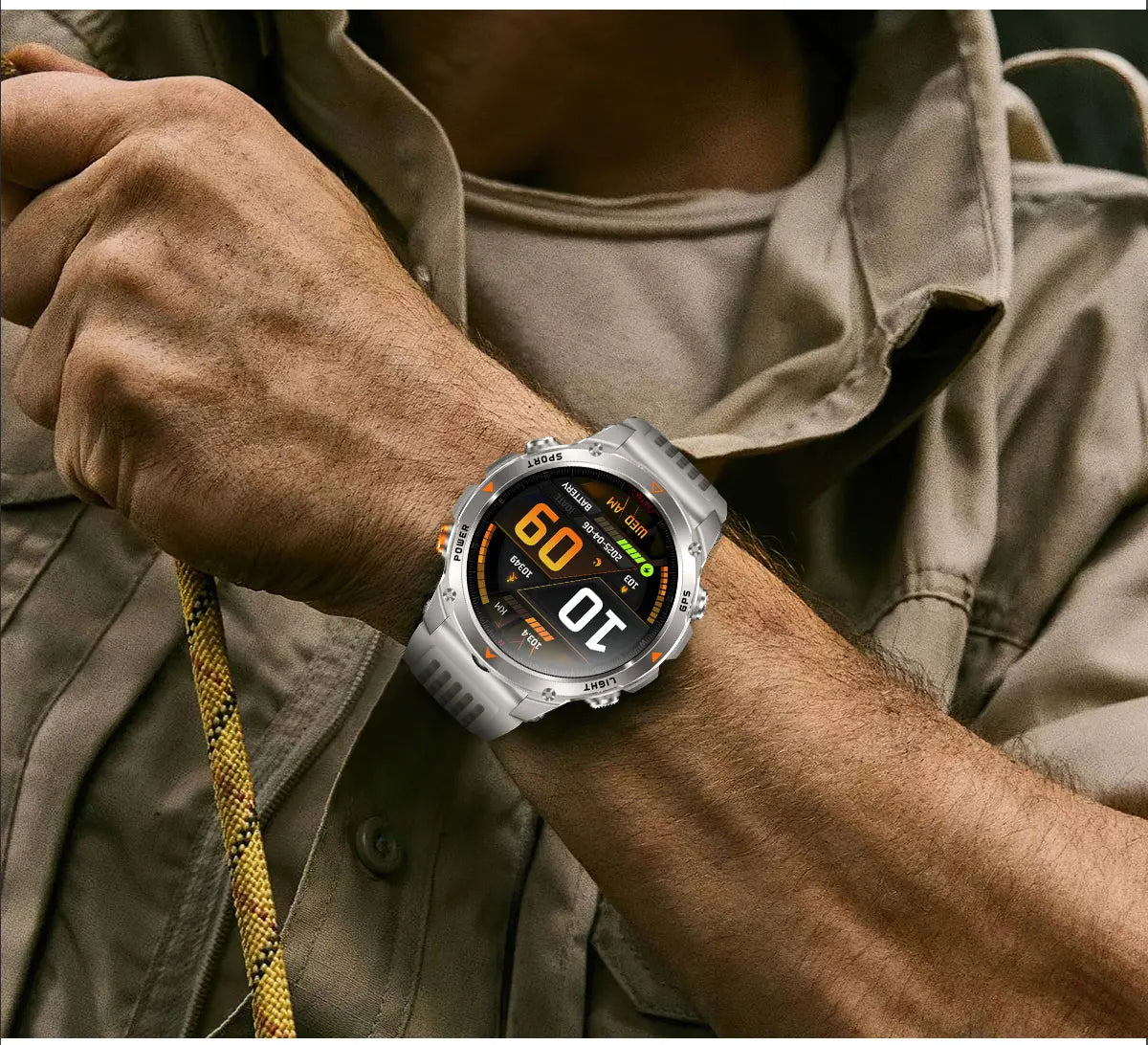 2025 New GPS Map Navigation Smart Watch Men Women Amoled Screen 3ATM Waterproof Sport SmartWatch Compass NFC BT Call Watches Men