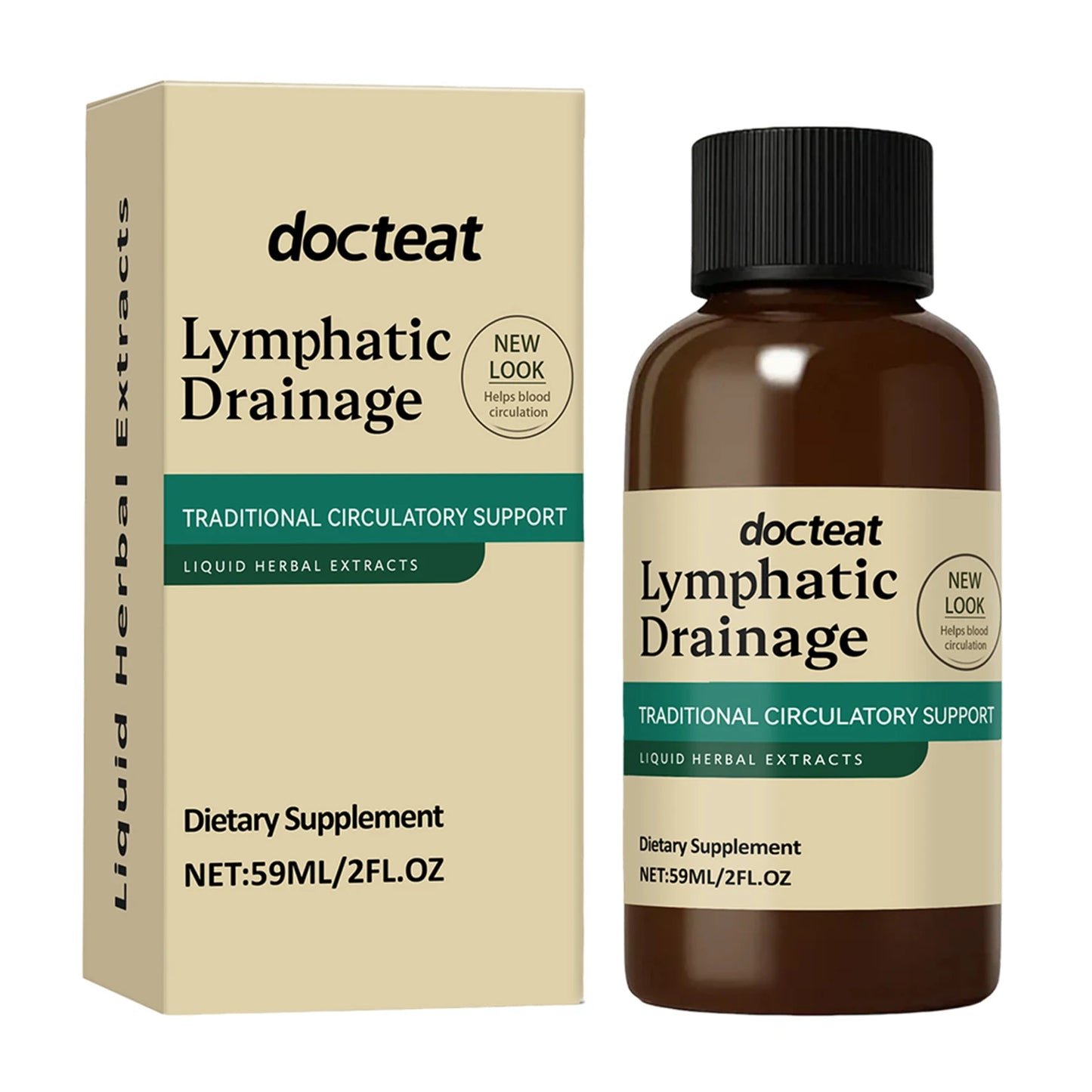 59ml Lymphatic Drainage Liquid Drops  for Women Men Lymphatic Drainage Supplement For Immune Support Body Care Supplies