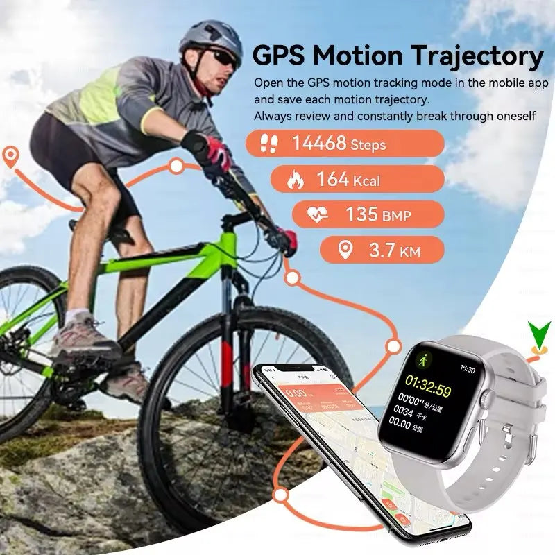 New Watch 10 Smart Watch Men Body Temperature BT Call NFC Always on Display GPS Sport Watches Women Smartwatch For Apple Android