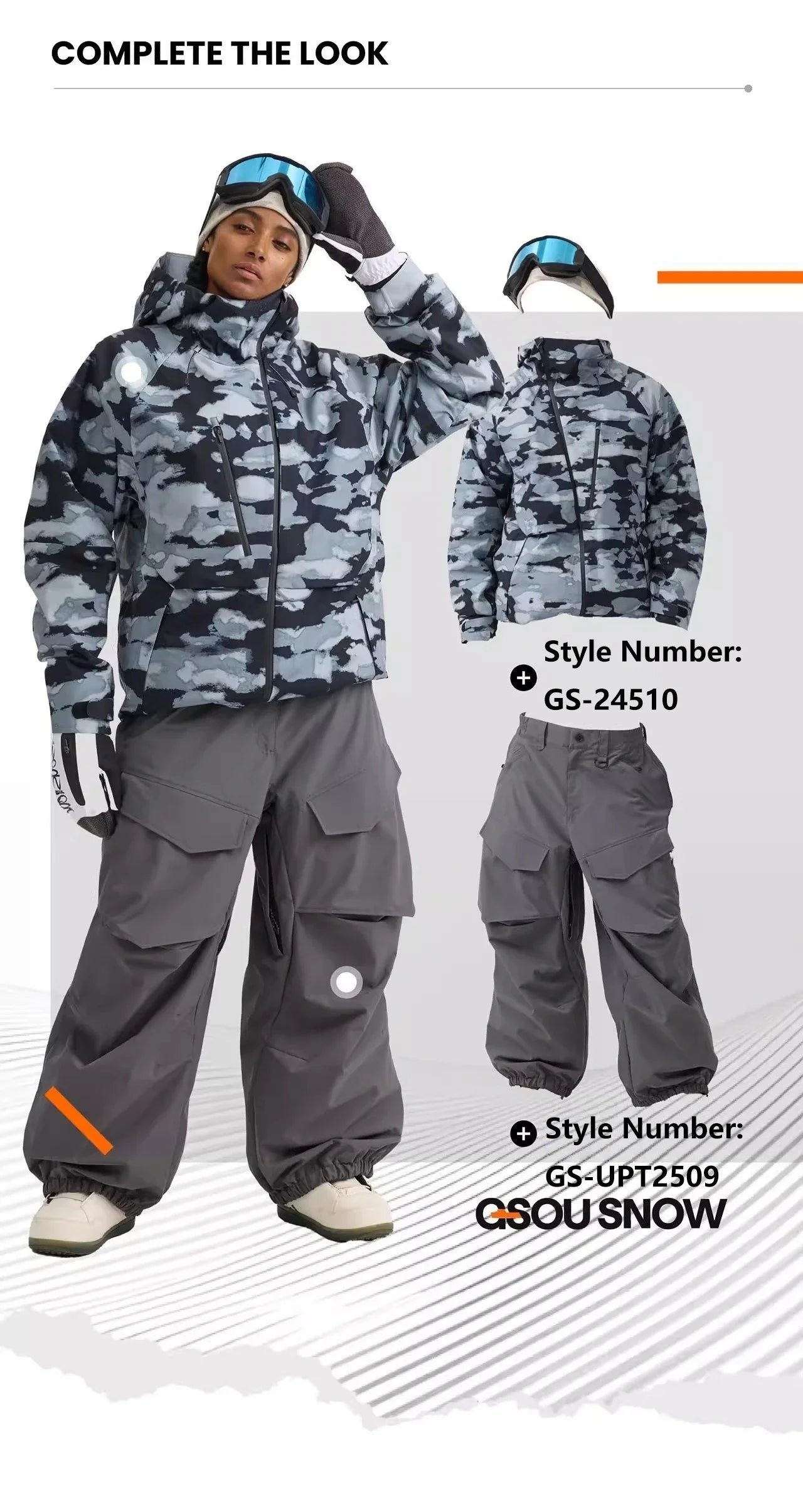 Men Baggy Wear-resistant Skiing Pants Women Insulated Loose Pockets Winter Trousers Outdoor Sports Waterproof Clothes 2025 Warm