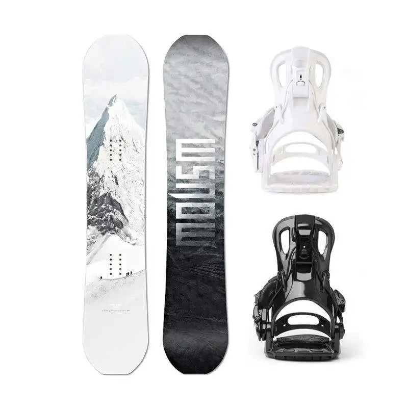 Premium Wood Core Snowboards - Customizable All-Mountain  Boards For Adults & Youth Profile Two-Piece Wear Carbon