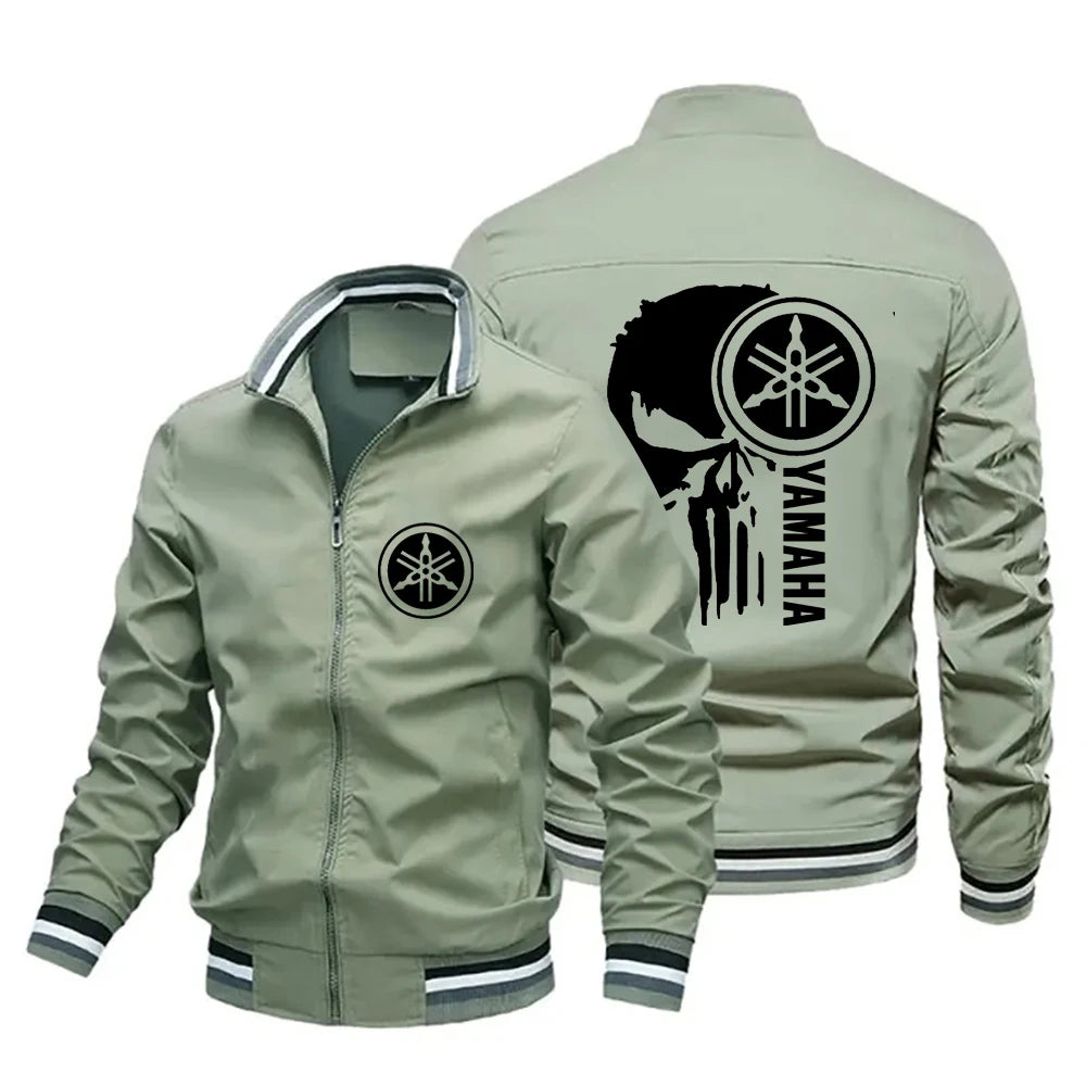 2026 New Spring and Autumn Edition Men's Yamaha Motorcycle Jacket Men's Windproof Outdoor Sports Clothing Women's Yamaha Jacket