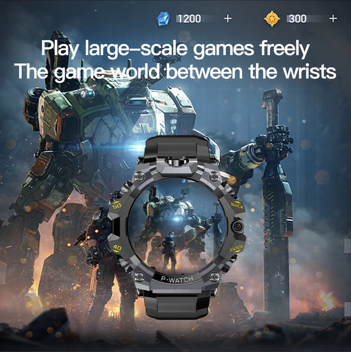 Q668 Smartwatch Android 10.0 Smart Watches With 1.95 inch Amoled Larger Screen insert 4g/5g Sim Card GPS WIFI IP68 Waterproof