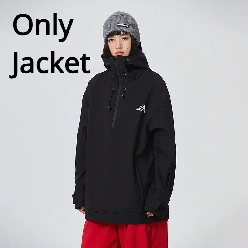 Thermal Ski Jackets 2025 New Winter Woman Outdoor Pro Windproof Sport Skiing Hoodies Man Snowboard Tracksuit Snow Clothing