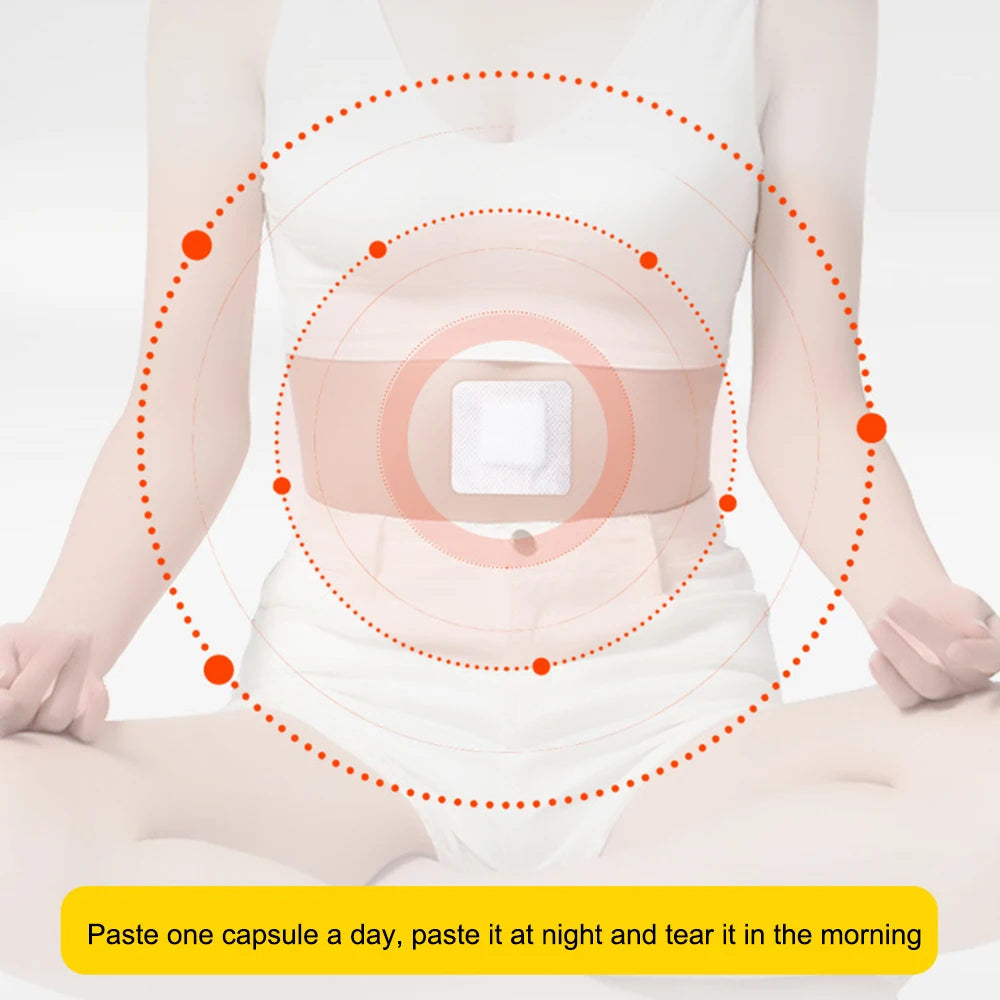 Fat Burning Patch Belly Stickers Chinese Medicine Slimming Products Body Belly Detox Lose Weight Navel 10/30pcs Patch+30pcs ball