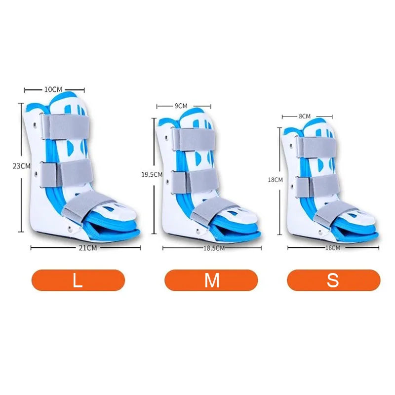 Kid Foot Drop Support Splint-Varus Valgus Orthotics Brace-Ankle Joint Fracture Fixation Brace-Ankle Sprains Recovery Band