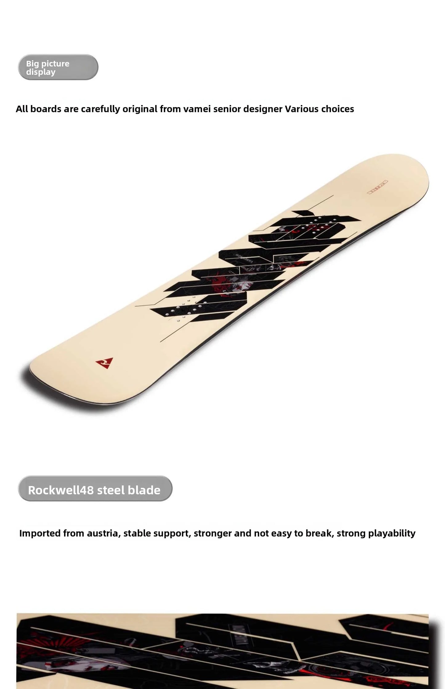 Carbon fiber snowboard, multi-functional snowboard, all-terrain flat carving veneer