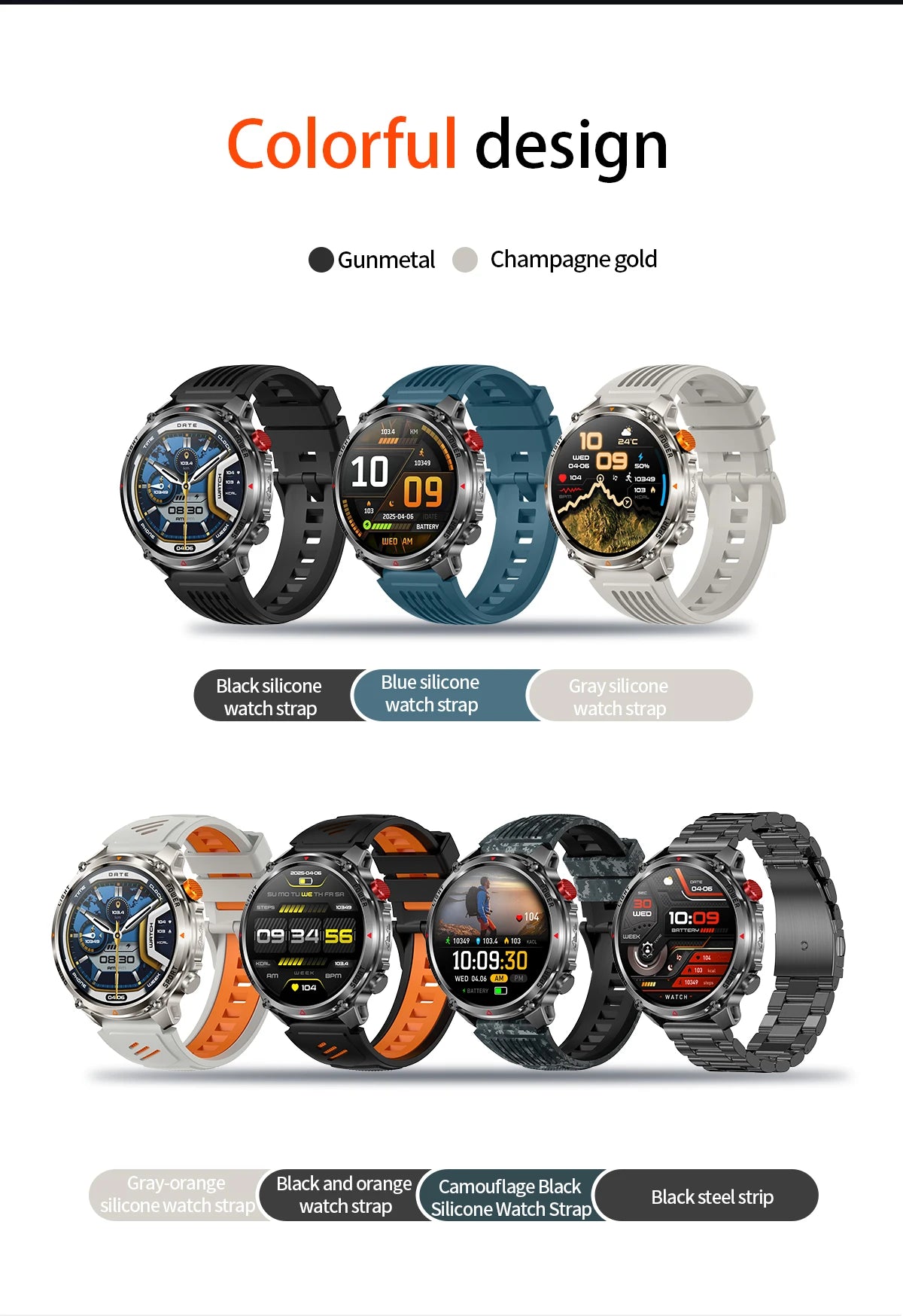 New T-Rex3 Ultra 1100mAh Battery Smart Watch GPS Track Compass IP69K Waterproof Sports tracker Outdoors Military Smartwatches