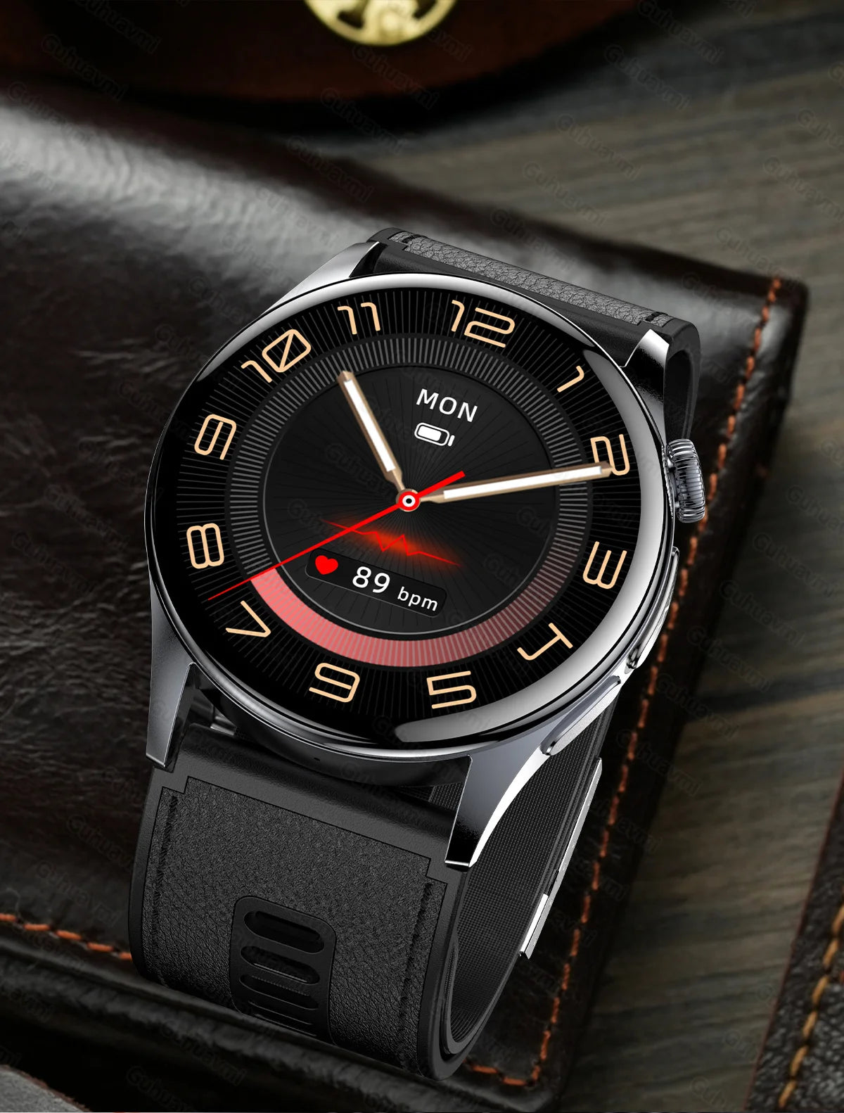 Smartwatch  AMOLED Screen Call ECG Sport Watchs Air pump Measurement BP Micro physical examination AI dial Smart Watch Men Women