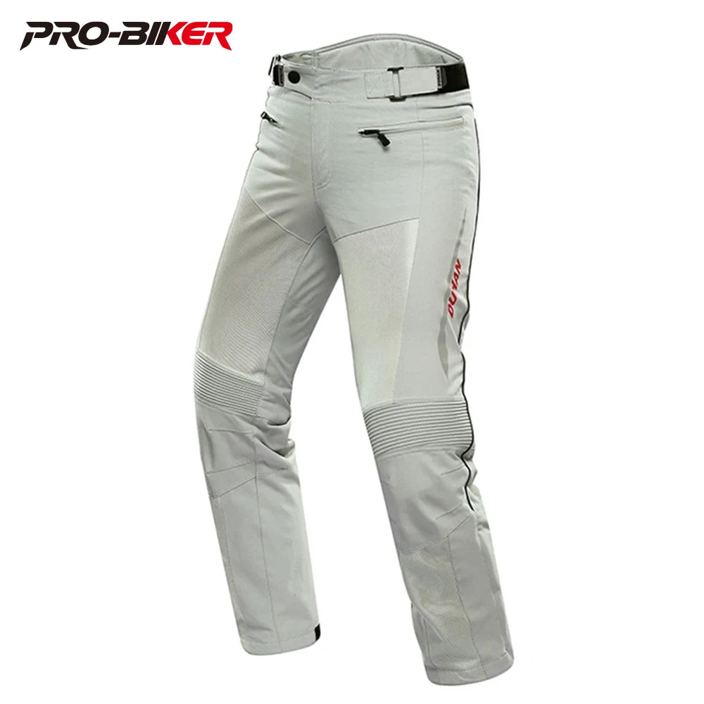 Clearance Motorcycle Riding Pants Men Summer Mesh Breathable Anti Drop Motocross Racing Pants Trousers Knee Protective Gear